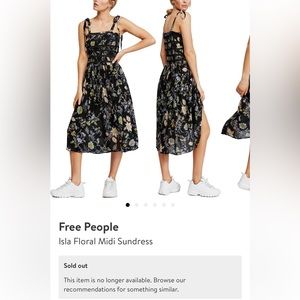 Free People Isla Floral Midi Sundress